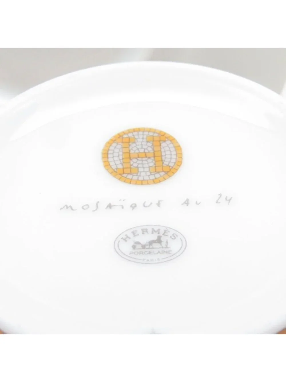 Hermes Un Mosaic 24 Coffee Cup & Saucer